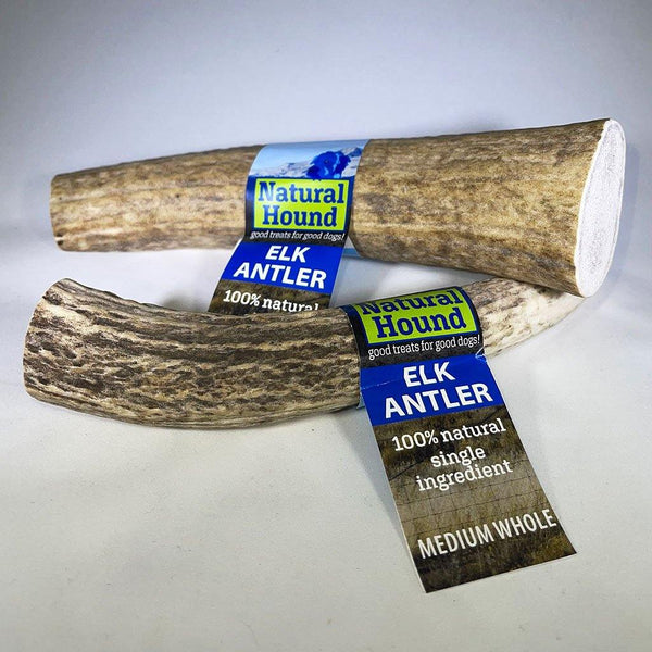 Elk Antler Chews - Natural Hound