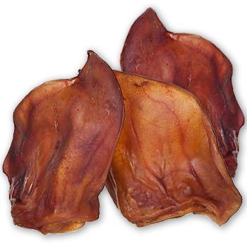USA Smoked Pig Ears 6-Pack - Natural Hound